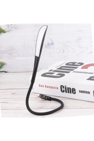 Dokunmatik Masa Ve Kitap Okuma Lambası Usb Girişli 14 Ledli 3 Kademeli Ledi Siyah .