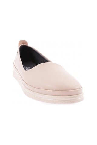 Dgn 2084-23y Kadin Dekolteli Loafer Ayakkabi 2084-1986-R0152 Bej