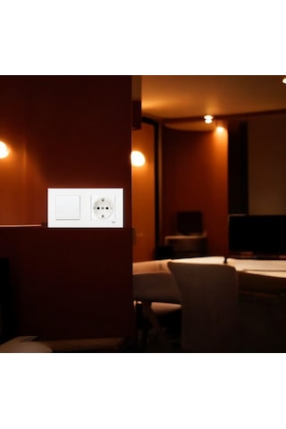 Viko Karre Beyaz 2'li Set Anahtar Ve Topraklı Priz Set