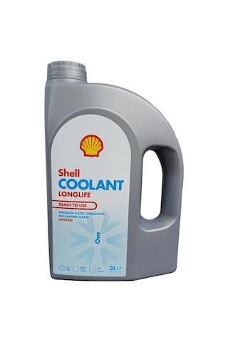 Shell Coolant Longlife Kırmızı Kullanıma Hazır Antifriz 3 Litre