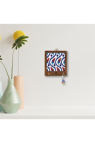 Anadoliamağazacılık Çini Serisi Lale Seramik Dekoratif Askılık Diğer