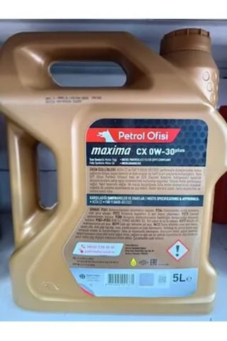 Petrol Ofisi Maxima Cx 0W-30 Motor Yağı 5 L