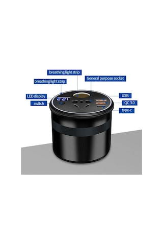 Dancemonkey Araba Güç İnvertörü 150w Qc3.0 Hızlı Şarj 12v