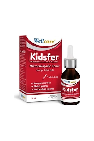 Wellcare Kidsfer Mikroenkapsule Demir 30 ML Wellcare Kidsfer Mikroenkapsule Demir 30 ML
