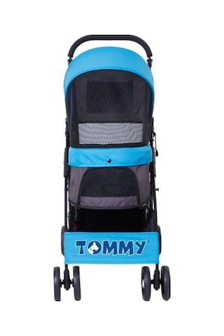 Tommy Evcil Hayvan Arabası 67x47x98 Cm Mavi Max 15 Kg