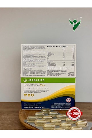 Herbalifeline Max Omega 3 Balık Yağı 2 x 30 Kapsül