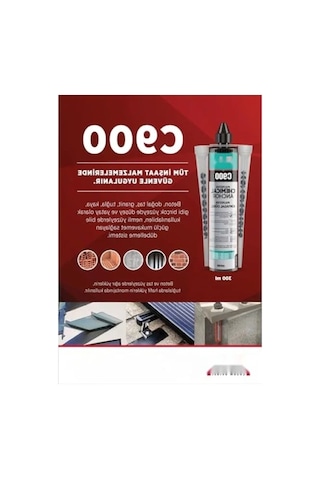 345ml Poliester Kimyasal Dübel - Beton Ve Taş Yüzeyler İçin