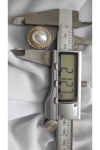 Modiste İnci Düğmeler, 10 Adet, Çap 21 Mm 95220881