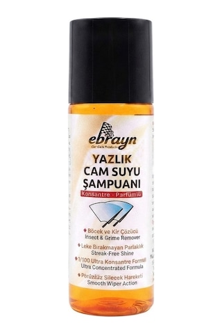 Konsantre Araç Oto Cam Suyu Şampuanı Leke Bırakmayan Etkili Formül 40ml Oto Aksesuarcım
