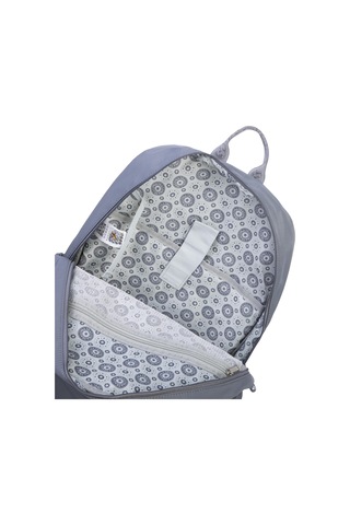 Nas Bag Unisex Büyük Boy Hafif Çok Gözlü Sırt Çantası Gri Gri