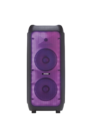 Rose Hp-2200 Partybox Kablosuz Çift El Mikrofonlu Sarjlı Bluetooth 8 Hoparlör