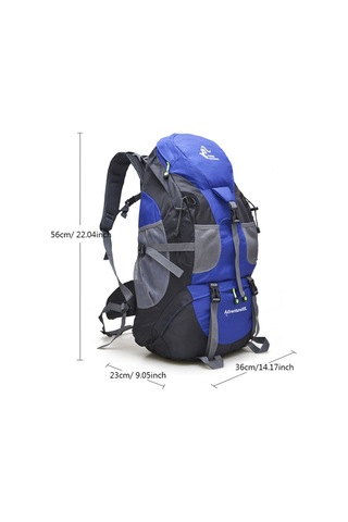 Hombey Açık Hava Çantası 50l Yürüyüş Sırt Çantası Suya Dayanıklı Kamp Sırt Çantası Sırt Çantası Seyahat T Kırmızı