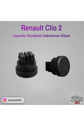 Renault Clio 2 Uyumlu Pandizot Sabitleme Klipsi Sağ Sol Takım