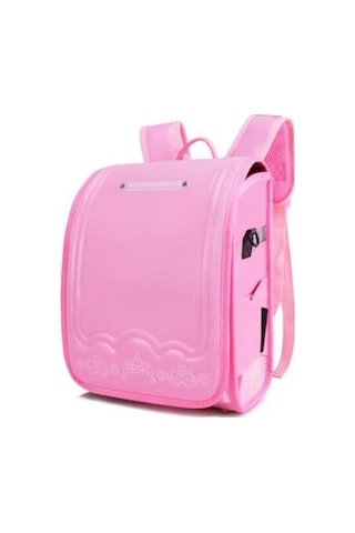 Japonya Okul Çantası Kız Çocuklar İçin Ortopedik Sırt Çantası Açık Vizon