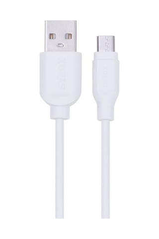 Syrox C67 Micro Usb - Usb Kısa Şarj Kablosu 2a 20cm - Beyaz