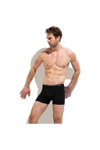 Erdem 1445 Erkek 3'Lü Erkek Likralı Boxer Beyaz