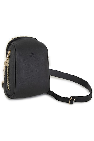 Nas Bag Bel Ve Body Bag Siyah Gofraj Siyah