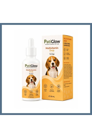 Buradabulabilirsin Patiglow Köpek Multivitamin Damla 50 Ml Bbz