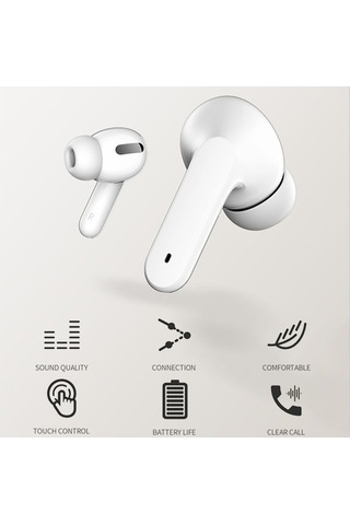 Primepickings 5.1 Bt Dokunmatik Kontrol Binaural Spor Kulaklık Şarj Kutusu, Şarjlı, Bluetooth, 10m İletim