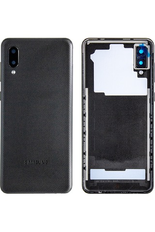 Samsung A022 A02 Uyumlu Arka Kapak Siyah