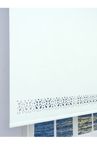 Lazer Stor Perde - İthal Mat Kalın Stor Beyaz