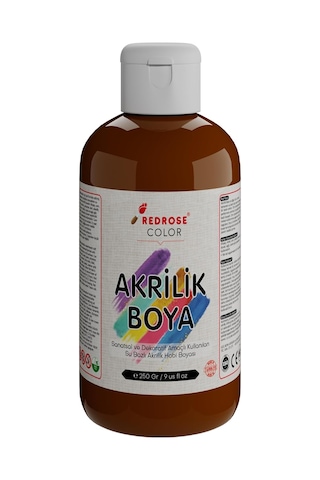 Kahverengi Akrilik Boya 250gr 6998