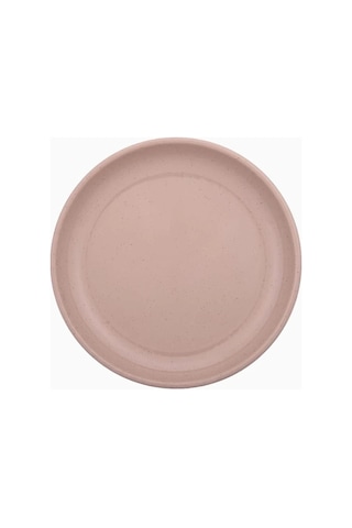 Barebones Rolled Enamelware Plate Kamp Mutfağı 4 Lü Emaye Tabak Mutfak Aksesuarları Toz Pembe