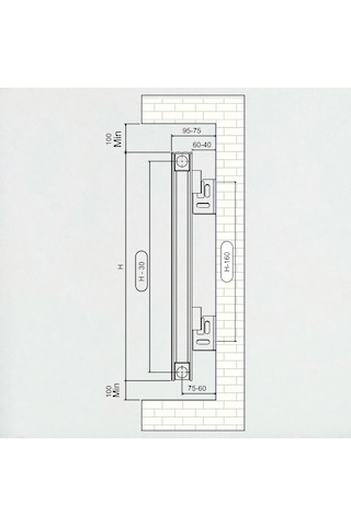 Smyrna Alüminyum Dizayn Radyatör Panel Petek - 600 X 485 7 Dilim