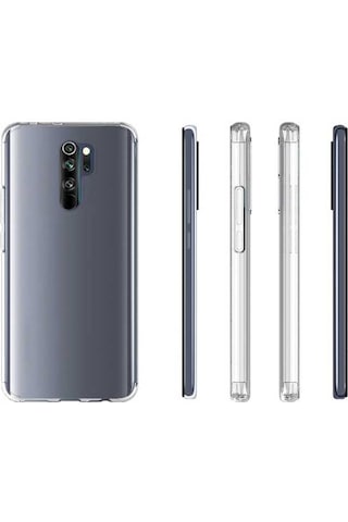 Kilifone - Redmi 9 Uyumlu - Kılıf Şeffaf Soft Slim Fitt Süper Silikon Kapak - Şeffaf