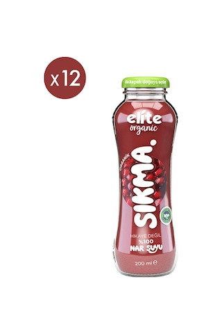 12'li Organik Nar Suyu 200 Ml