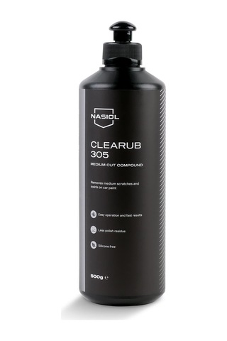 Nasiol-SET 14-Clearub (105,305,505,705) Çizik Giderici Polisaj Pastası (2kg) ve Polisaj Süngeri (4Adt) Seti