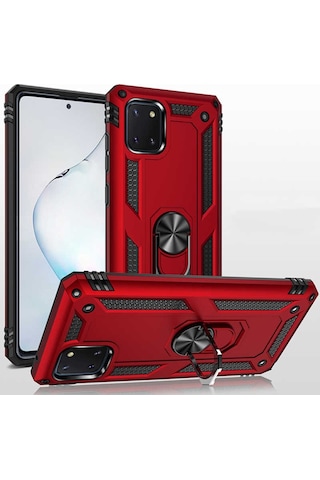 Samsung Uyumlu Galaxy Note 10 Lite Kilif Zirhli Miknatisli Standli Tank 414830510