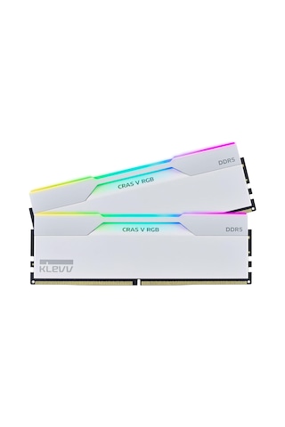 Cras V Rgb 32gb 2x16gb 6400mhz Cl32 Intel Xmp 3.0 Amd Expo Ddr5 Heatsink Brilliant White Ram Kd5agua80-64a320j