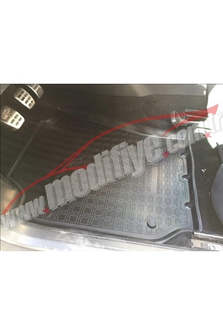 Vw Polo 2010-17 Kaucuk Havuzlu Paspas Kokusuz Kaymayan