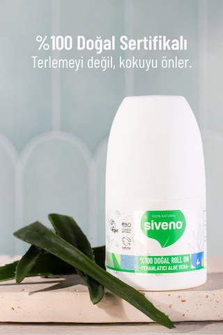 Siveno Aloe Vera İçerikli Vegan Roll-On Deodorant 50 ML