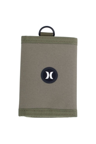 Hurley Hurley Icon Tri Fold Wallet Erkek Yeşil Cüzdan 23450 Haki