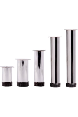 Ademkocplastik Adem Koç Plastik 42Mm Çaplı Tablalı Ayarlı Metal Ayak (4 Adet)