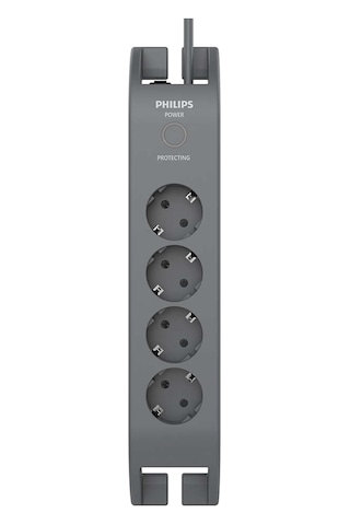Philips SPN3140A/62 900 Joule 4'lü 2 m Anahtarlı Akım Korumalı Priz