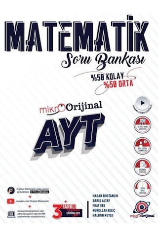 Ayt Matematik Mikro Orijinal Soru Bankası
