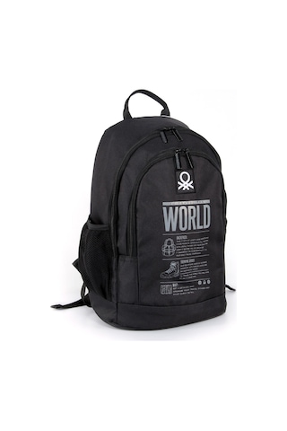 United Colors Of Benetton 03830 Siyah Unisex Okul Çantası