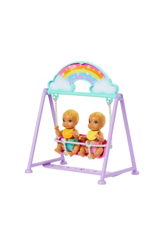 Barbie Skipper İkiz Bebekler Bakımı Oyun Seti Hxm99