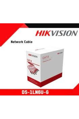 Hikvision Ds-1Ln6U-G Cat6 Utp 305M 23 Awg 4P-Pvc Network Kablo