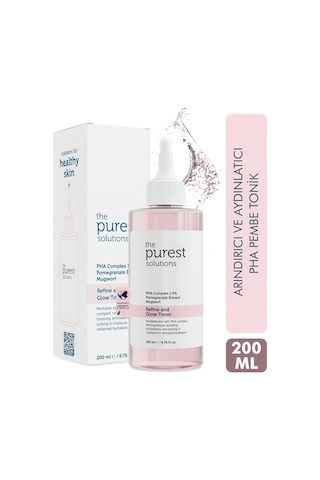 The Purest Solutions Hassas Ciltler İçin Arındırıcı Ve Aydınlatıcı Pembe Tonik 200 ML