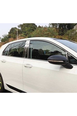 Autogp Vw Golf 8 Üst Cam Çıtası Kenar Çıtası Krom 6 Parça Cmvwgo8camn-u