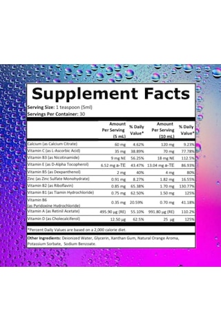 U-More Multivitamin ve Kalsiyumlu Çocuk Şurubu 150 ML