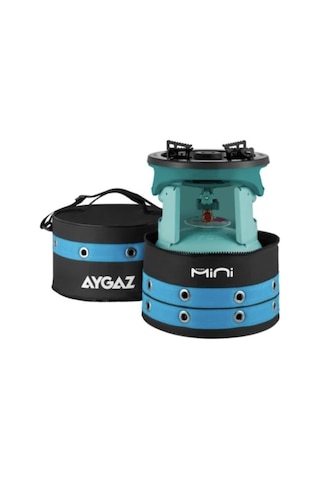 Aygaz Mini Ocak Çantası Siyah - Mavi