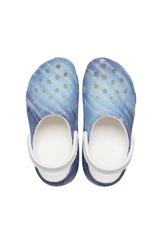 Crocs Classic Cutie Denim Clog K - White/multi Mavi - Beyaz
