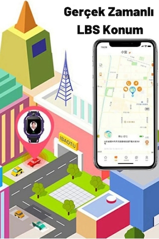 ZmSmart Akıllı Çocuk Takip Saati Sim Kart Özellikli Konum Takipl