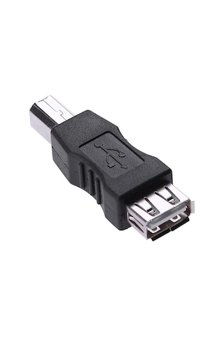 USB-B Printer Erkek to USB-A Dişi Adaptör