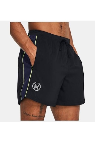 Erkek Logolu Günlük Kullanım Terletmez Kumaş Siyah Şort 1383235-001 Siyah
